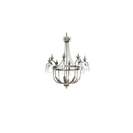 Antonia 8 Light 40" Wide Crystal Candle Style Chandelier