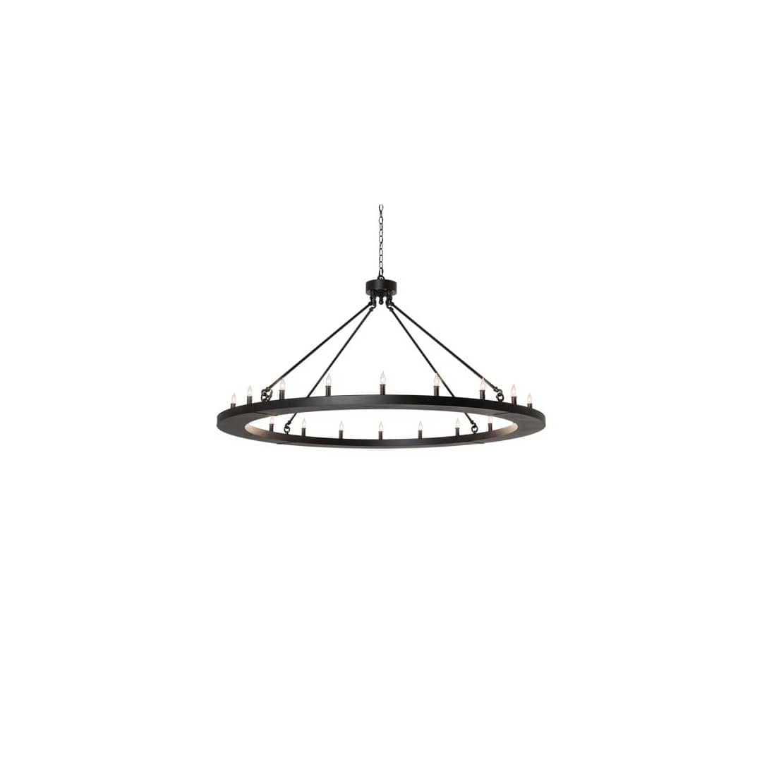 Loxley 20 Light 60" Wide Taper Candle Ring Chandelier