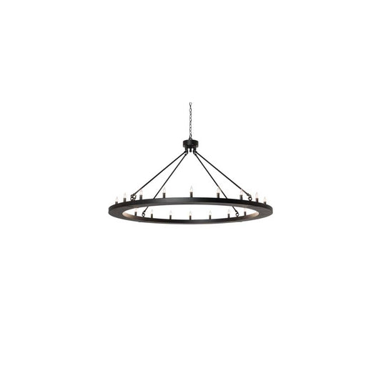 Loxley 20 Light 60" Wide Taper Candle Ring Chandelier