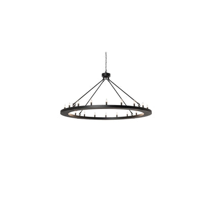 Loxley 20 Light 60" Wide Taper Candle Ring Chandelier