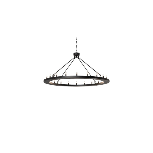 Loxley 20 Light 60" Wide Taper Candle Ring Chandelier