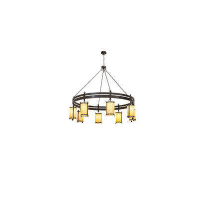 Beartooth 8 Light 82" Wide Ring Chandelier