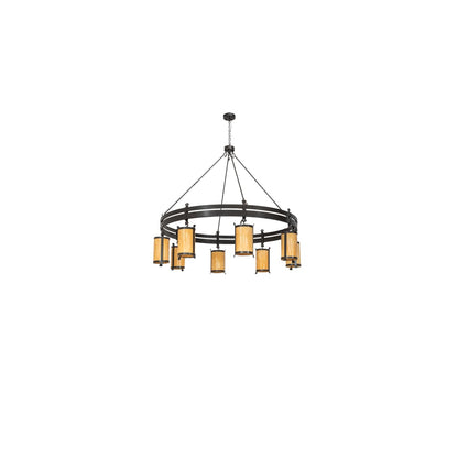 Beartooth 8 Light 82" Wide Ring Chandelier
