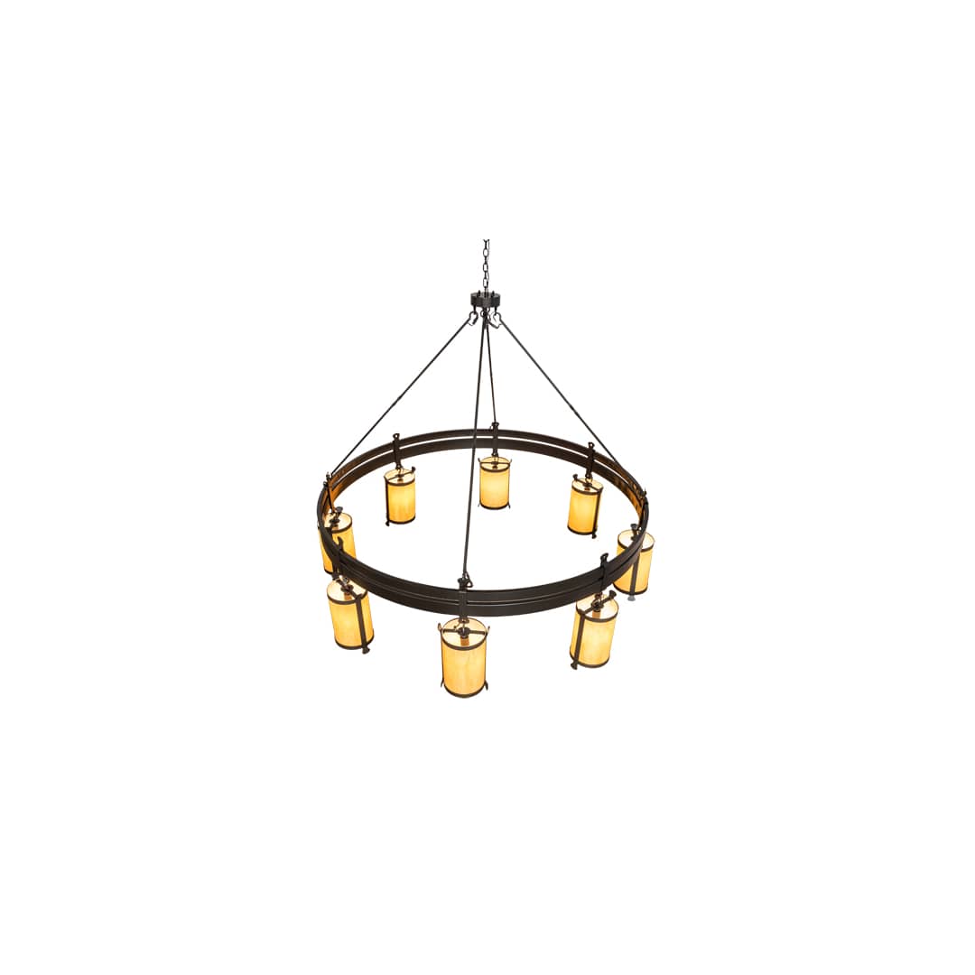 Beartooth 8 Light 82" Wide Ring Chandelier