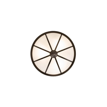 Commerce 3 Light 20" Wide Semi-Flush Bowl Ceiling Fixture