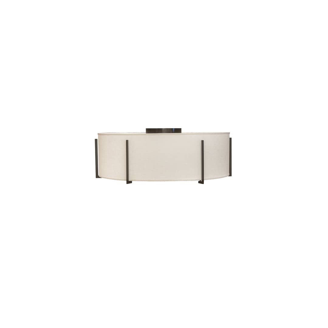Cilindro Structure 6 Light 42" Wide Semi-Flush Drum Ceiling Fixture