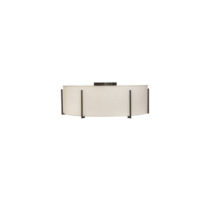 Cilindro Structure 6 Light 42" Wide Semi-Flush Drum Ceiling Fixture