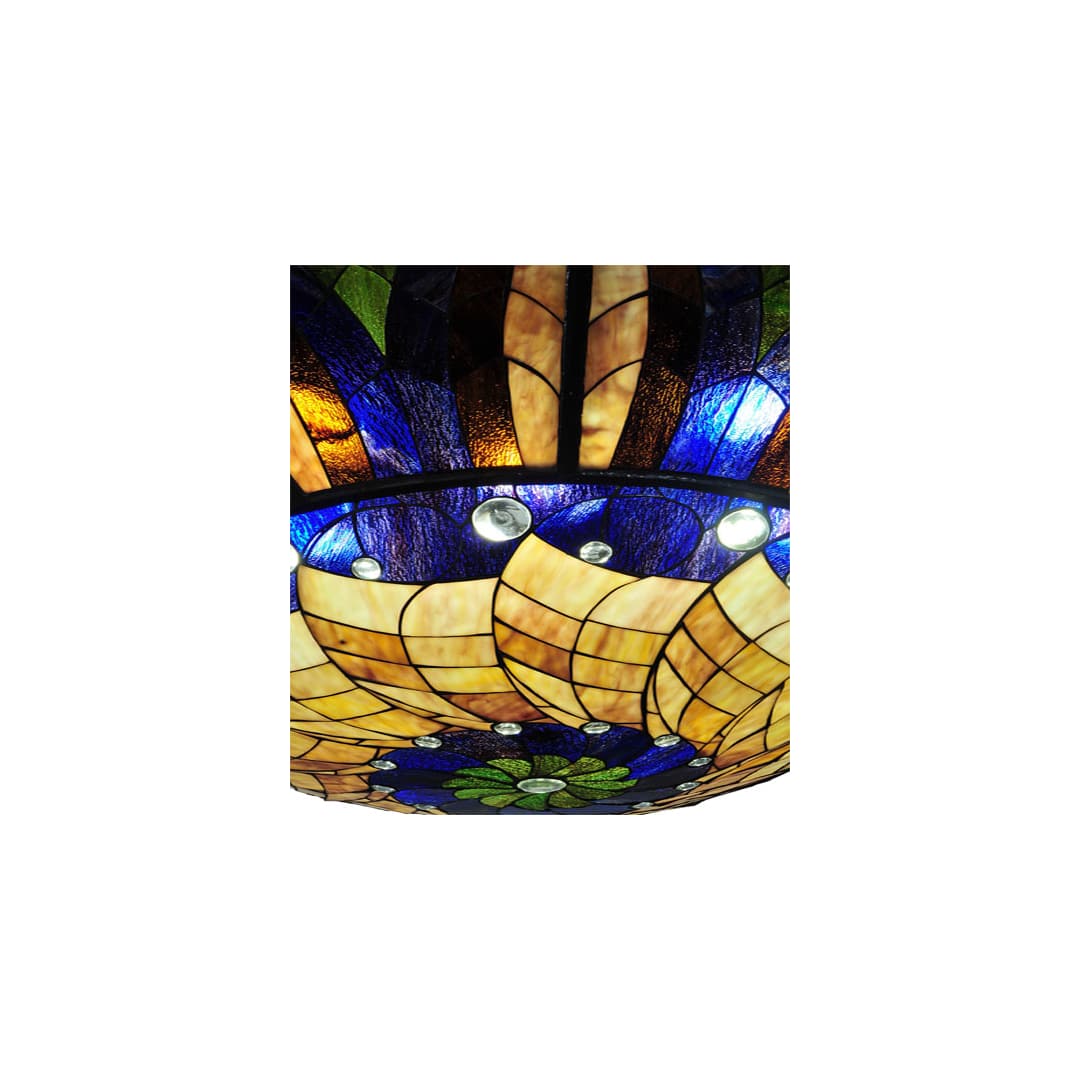 Tampa Bay 12 Light 60" Wide Semi-Flush Bowl Ceiling Fixture