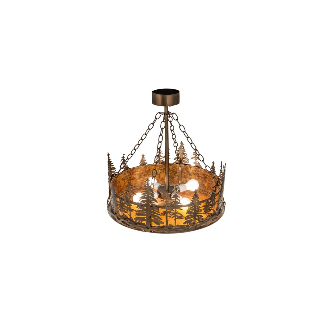 4 Light 23" Wide Pendant