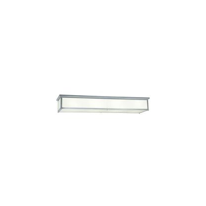 Lumina 8 Light 72" Wide Flush Mount Ceiling Fixture - Sparkle Silver Finish - Medium Bulb Base