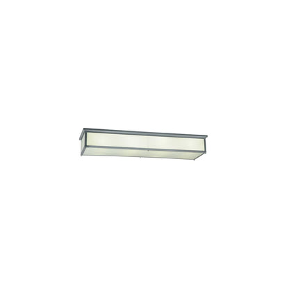 Lumina 8 Light 72" Wide Flush Mount Ceiling Fixture - Sparkle Silver Finish - Medium Bulb Base
