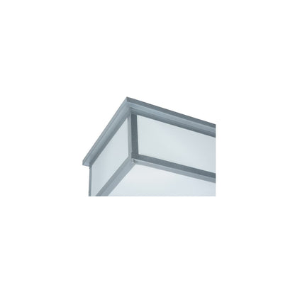 Lumina 8 Light 72" Wide Flush Mount Ceiling Fixture - Sparkle Silver Finish - Medium Bulb Base