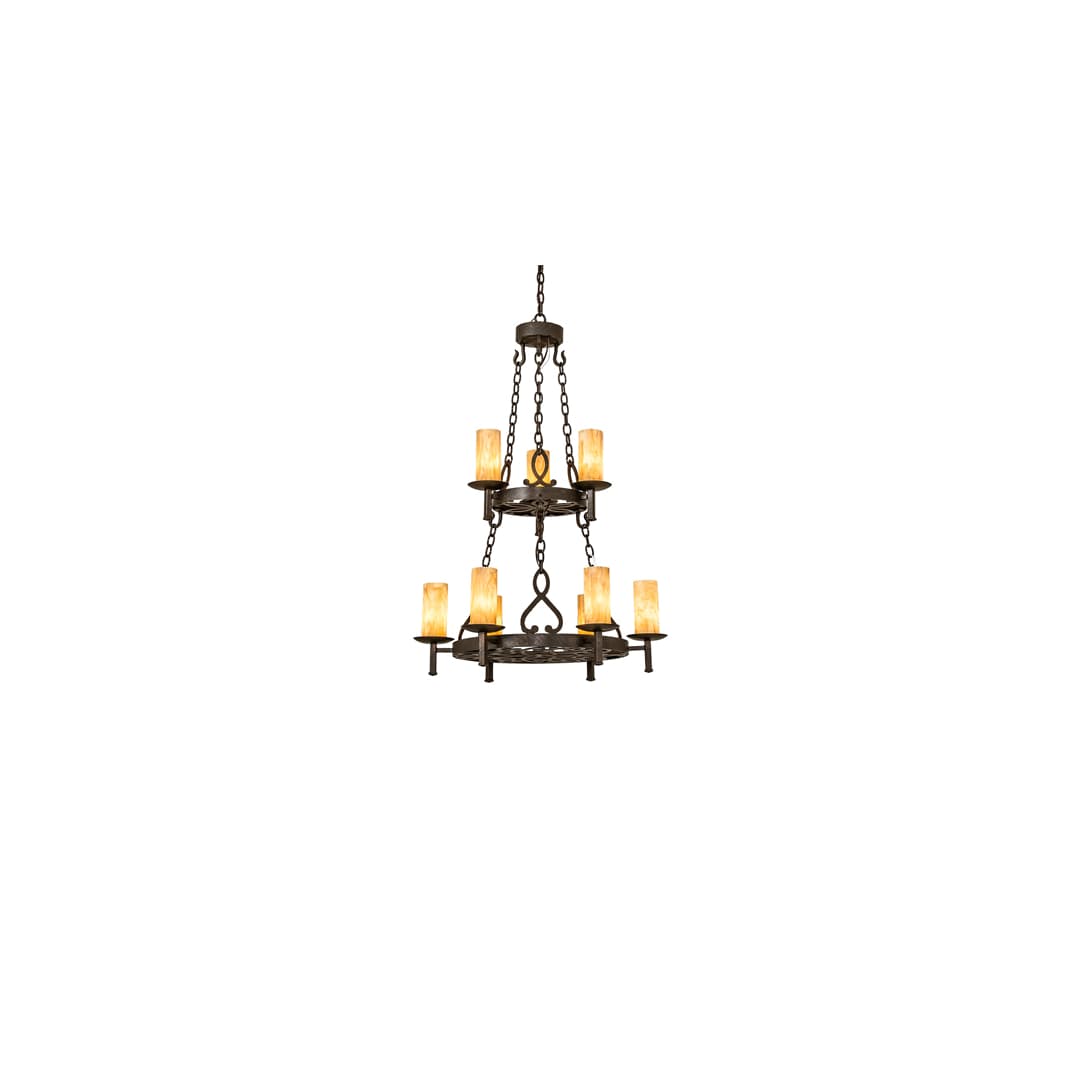 Newcastle 9 Light 31" Wide Ring Chandelier