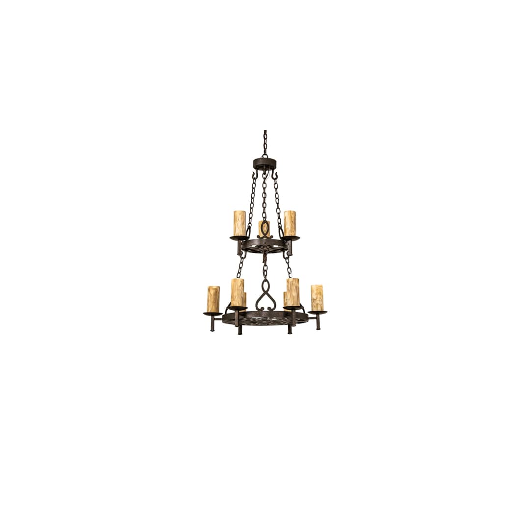Newcastle 9 Light 31" Wide Ring Chandelier