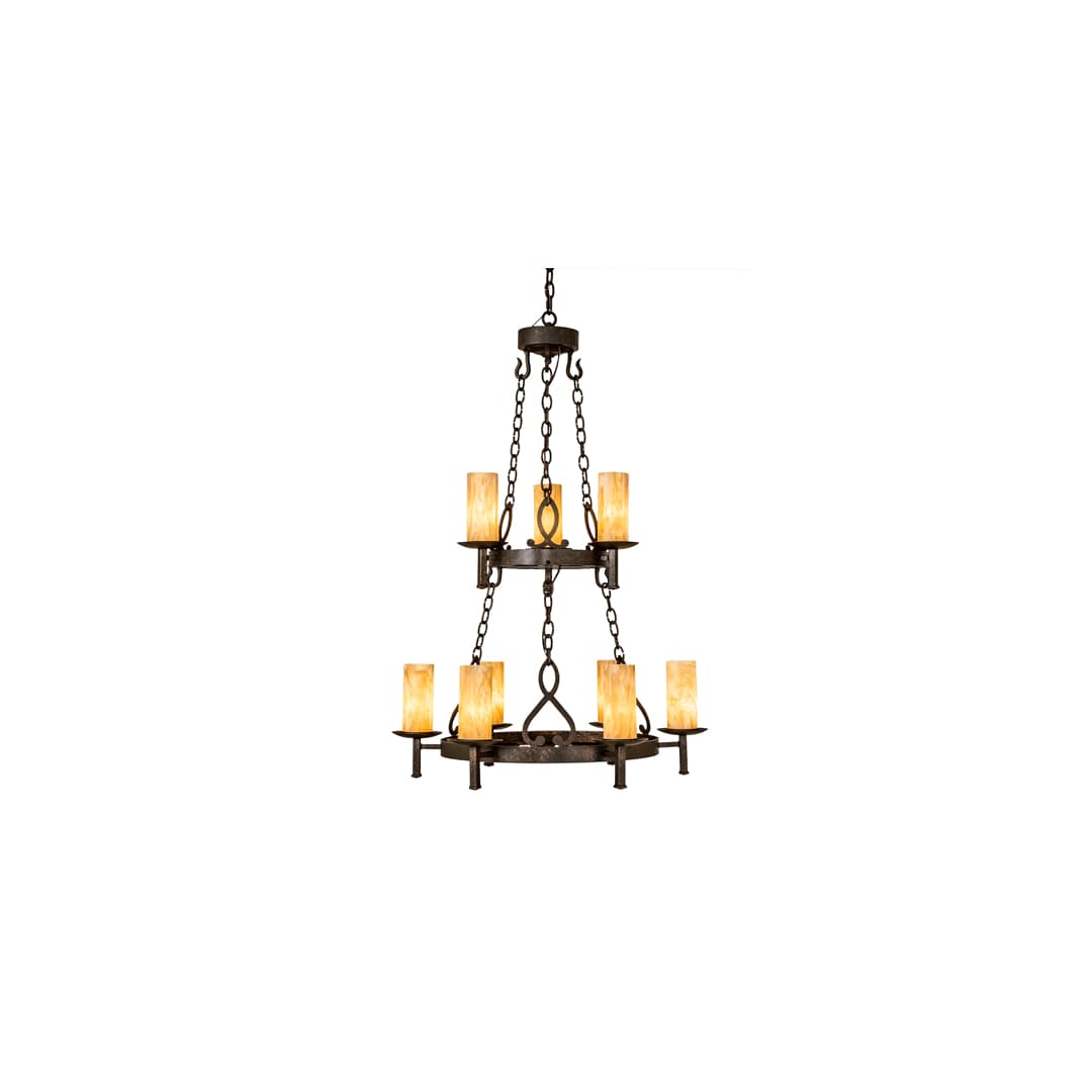 Newcastle 9 Light 31" Wide Ring Chandelier