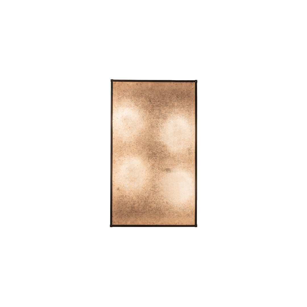 Hyde Park Double Bar Mission 4 Light 36" Wide Flush Mount Ceiling Fixture