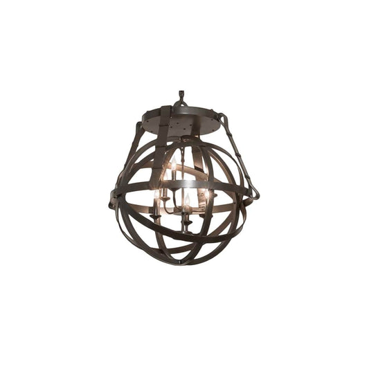Gimbal Grinado 6 Light 32" Wide Taper Candle Style Chandelier