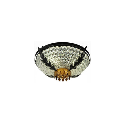 Chrisanne 3 Light 24" Wide Semi-Flush Bowl Ceiling Fixture