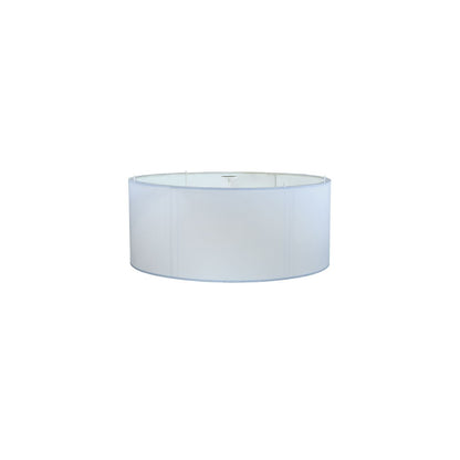 Cilindro 6 Light 60" Wide Flush Mount Drum Ceiling Fixture - Nickel Finish - Medium Bulb Base