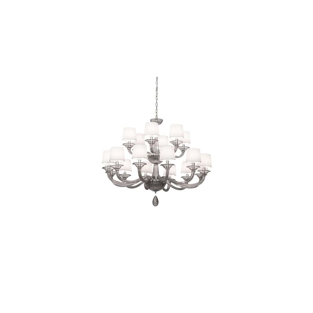 Murano Almaden 18 Light 50" Wide Chandelier
