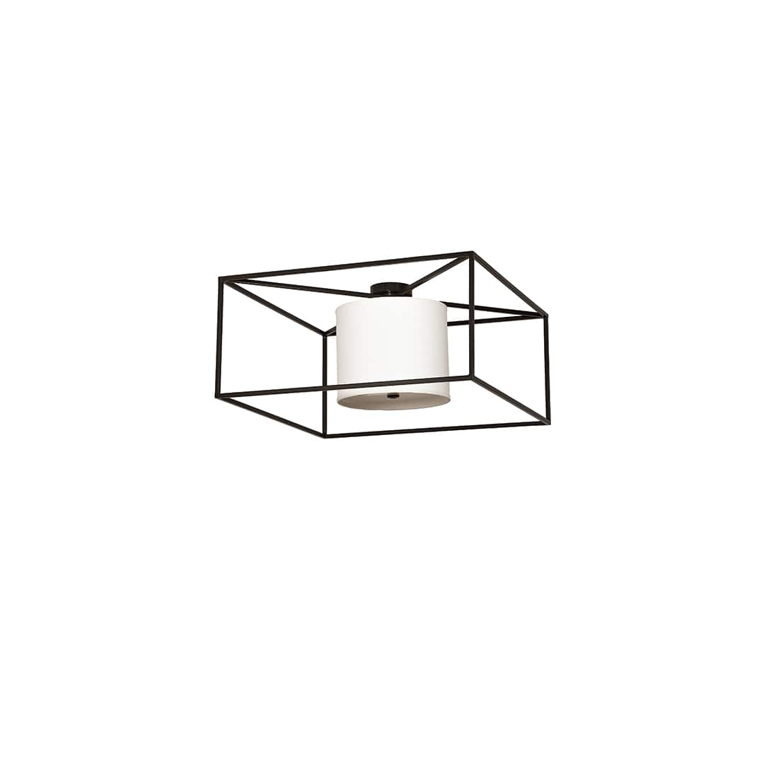 Kitzi 2 Light 43" Wide Semi-Flush Square Ceiling Fixture