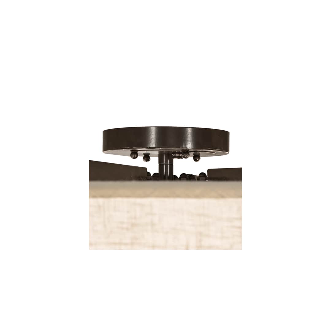 Cilindro Structure 12 Light 40" Wide Semi-Flush Drum Ceiling Fixture