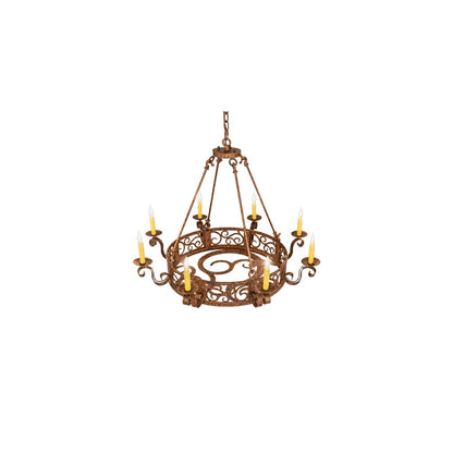 Delano 8 Light 36" Wide Taper Candle Style Chandelier