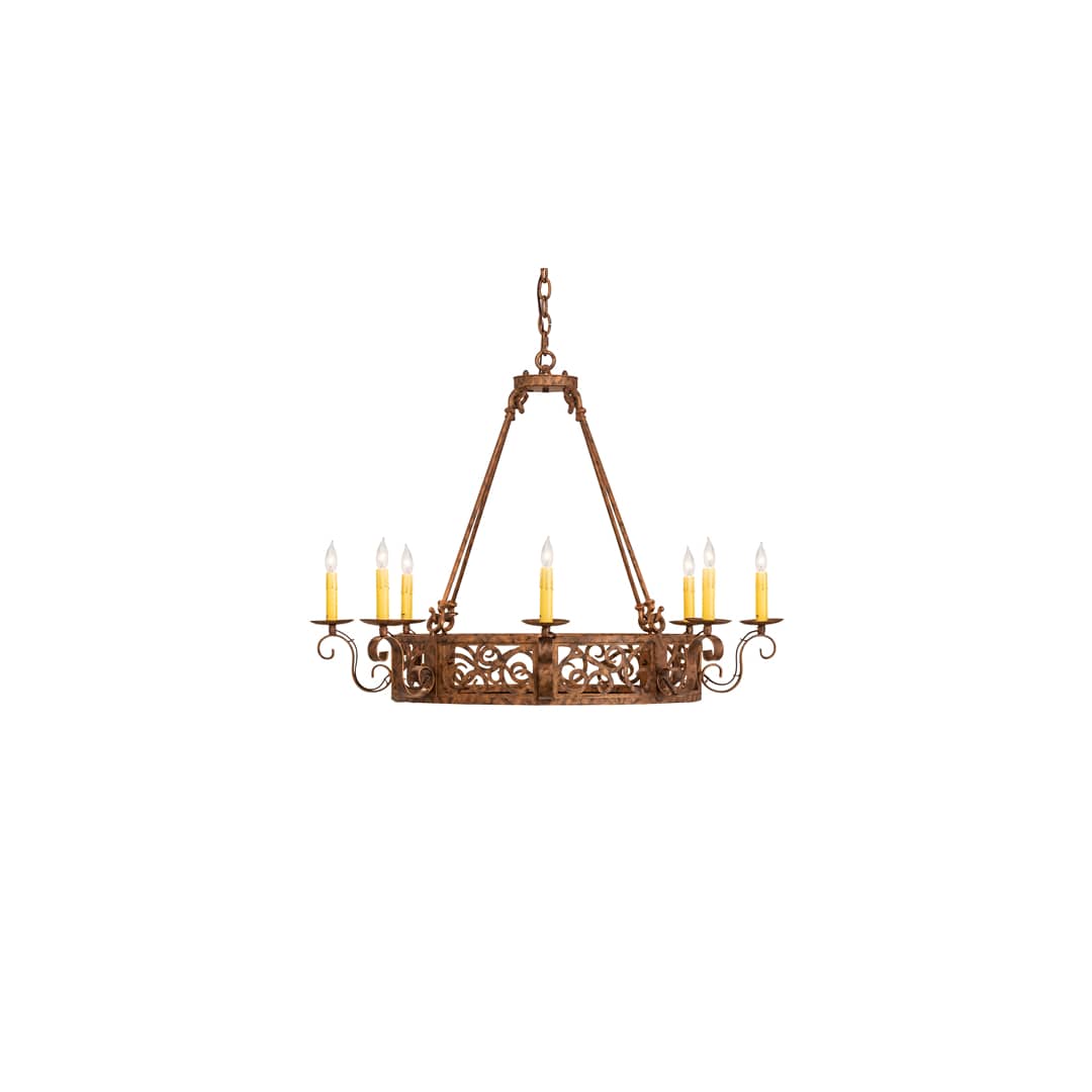 Delano 8 Light 36" Wide Taper Candle Style Chandelier