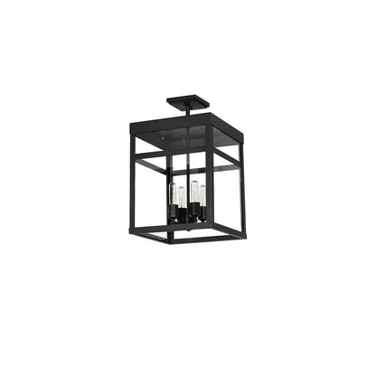 Quadrato 4 Light 21" Wide Semi-Flush Ceiling Fixture