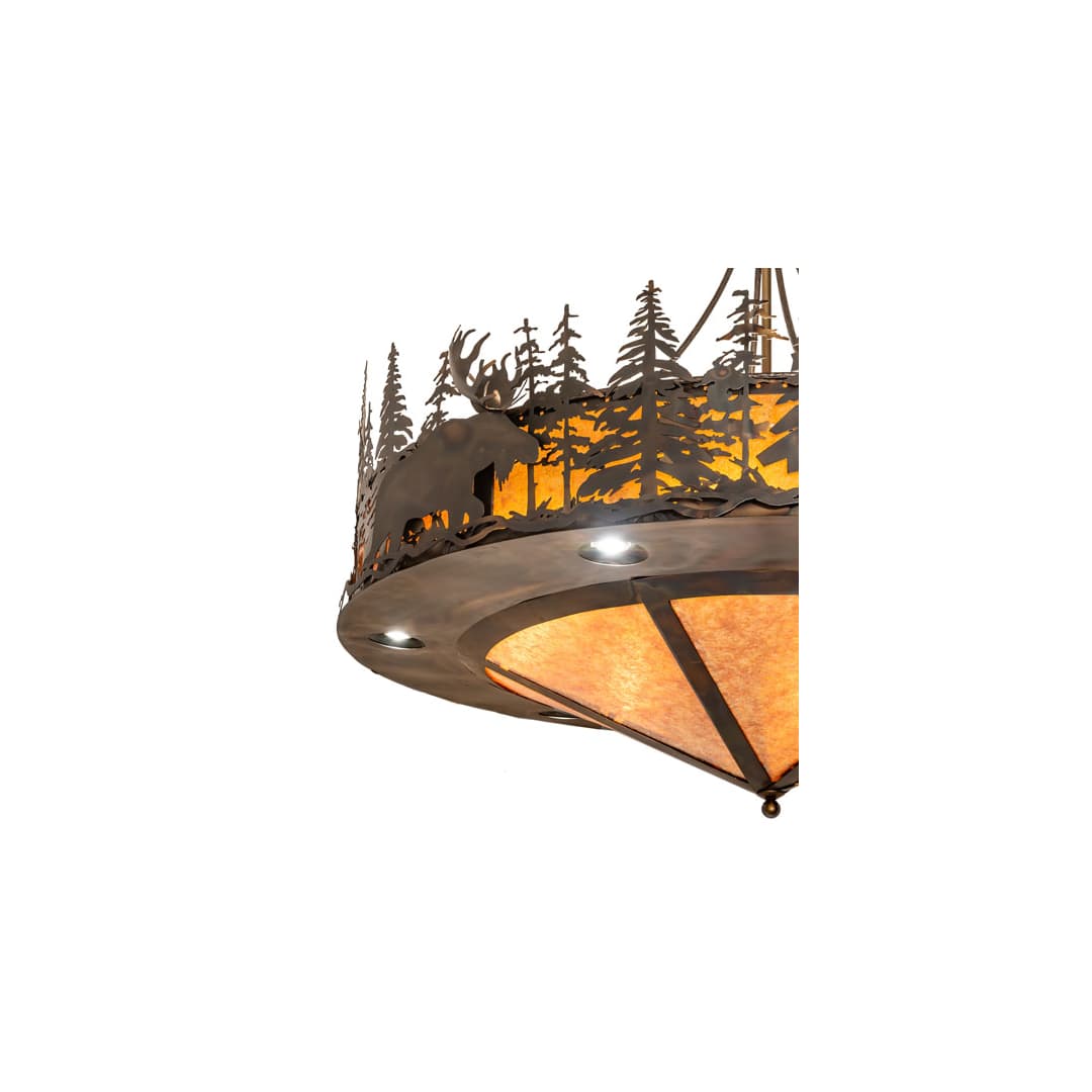 8 Light 62" Wide Pendant
