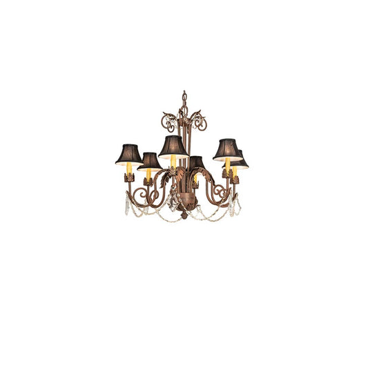 Lindsay 6 Light 30" Wide Crystal Chandelier
