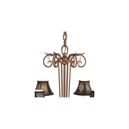 Lindsay 6 Light 30" Wide Crystal Chandelier