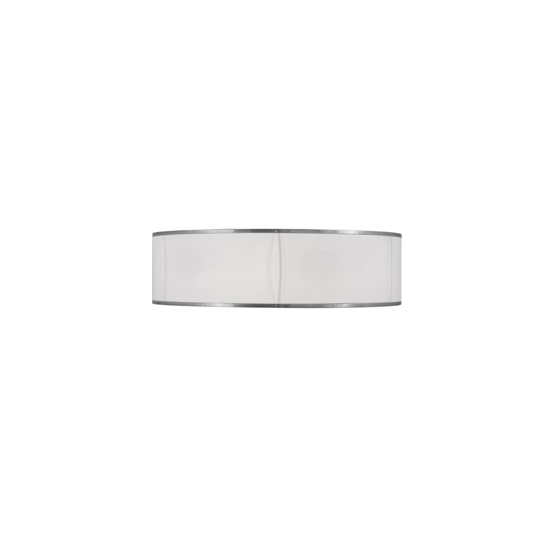 Cilindro 6 Light 36" Wide Semi-Flush Drum Ceiling Fixture - Chrome Finish - Medium Bulb Base