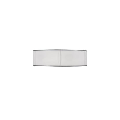 Cilindro 6 Light 36" Wide Semi-Flush Drum Ceiling Fixture - Chrome Finish - Medium Bulb Base