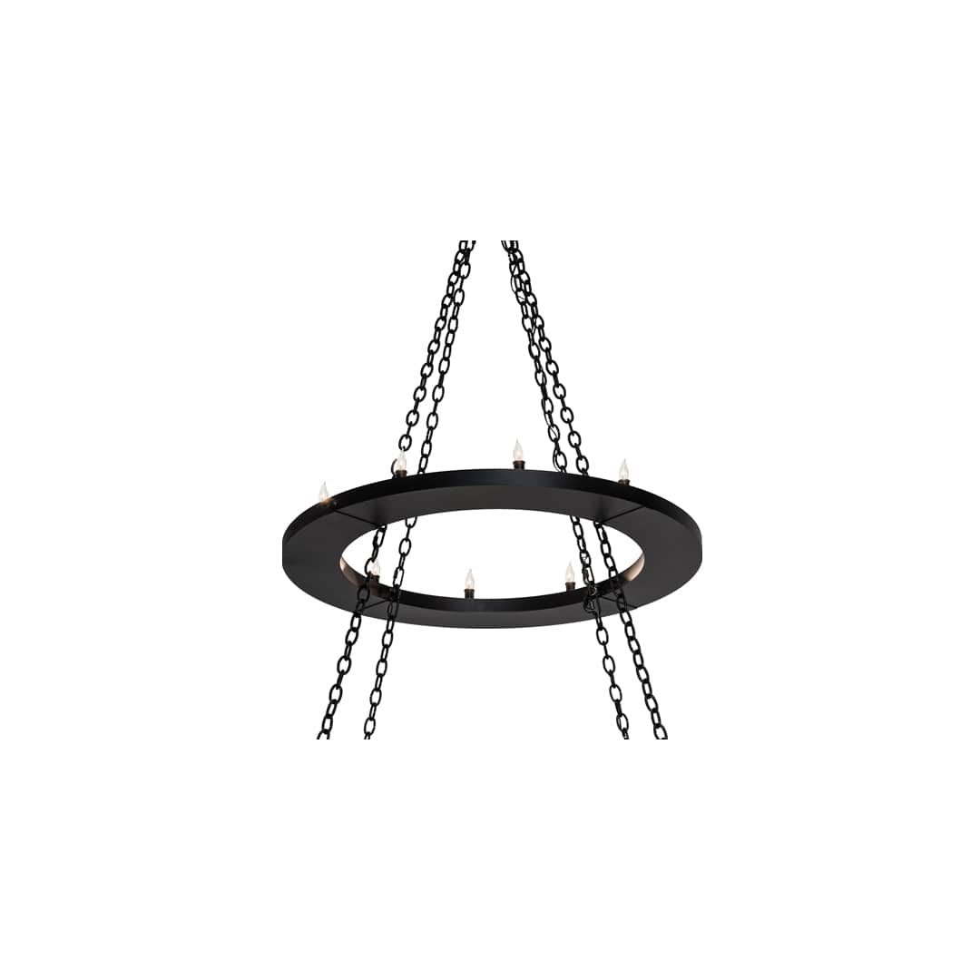 Loxley 28 Light 60" Wide Taper Candle Ring Chandelier