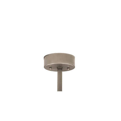Madison 12 Light 60" Wide Semi-Flush Bowl Ceiling Fixture - Nickel Finish - Medium Bulb Base