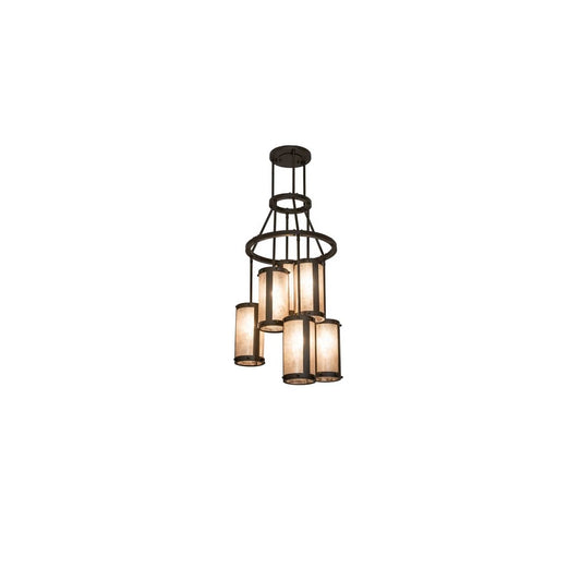 Cartier 6 Light 24" Wide Ring Chandelier