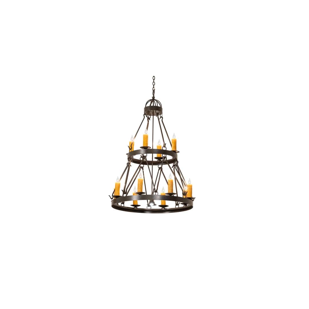 Lakeshore 12 Light 36" Wide Taper Candle Style Chandelier