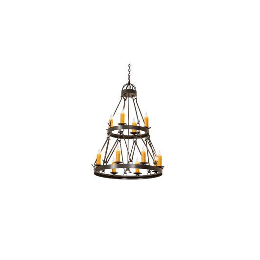 Lakeshore 12 Light 36" Wide Taper Candle Style Chandelier
