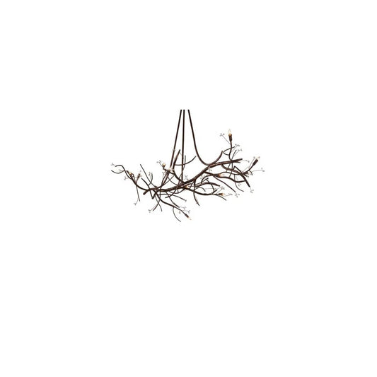 Long Winter Solstice 11 Light 42" Wide Taper Candle Style Chandelier