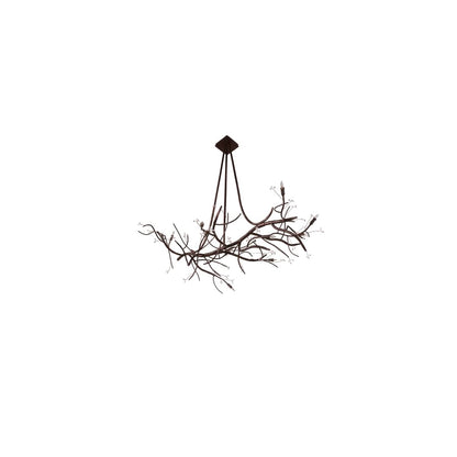 Long Winter Solstice 11 Light 42" Wide Taper Candle Style Chandelier