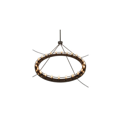 Barbury 24 Light 72" Wide Ring Chandelier