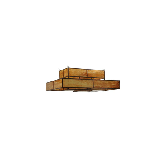 Fellowship 8 Light 72" Wide Flush Mount Ceiling Fixture