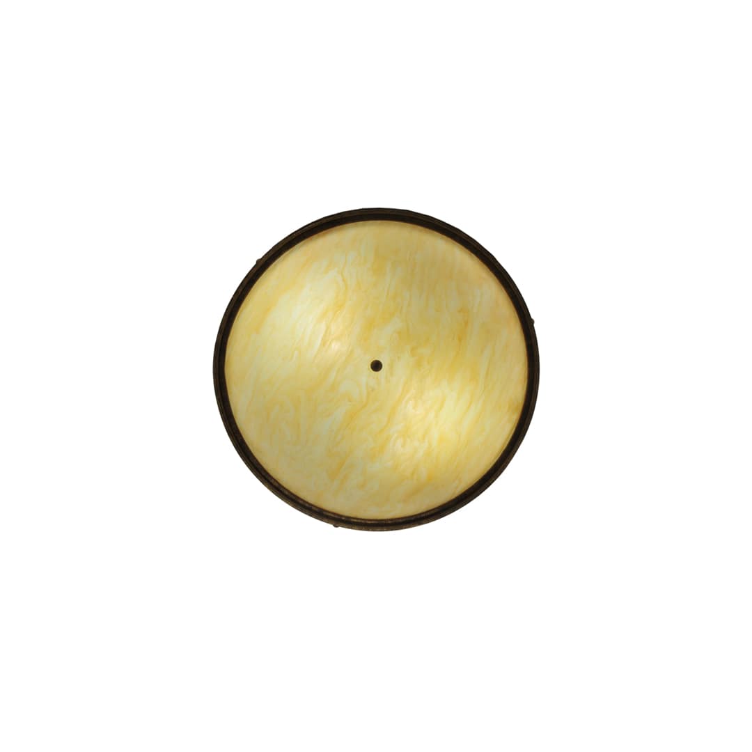 Dionne 3 Light 30" Wide Semi-Flush Bowl Ceiling Fixture - Pompeii Gold Finish