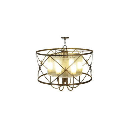 6 Light 48" Wide Pendant