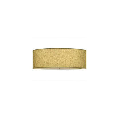 Cilindro 3 Light 36" Wide Semi-Flush Drum Ceiling Fixture - Natural Aluminum Finish