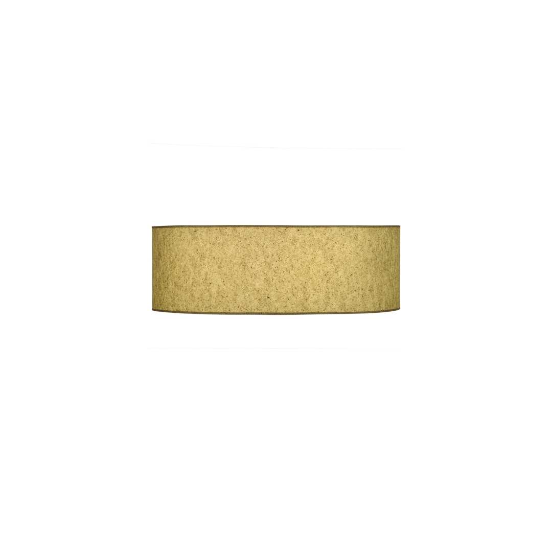 Cilindro 3 Light 36" Wide Semi-Flush Drum Ceiling Fixture - Natural Aluminum Finish