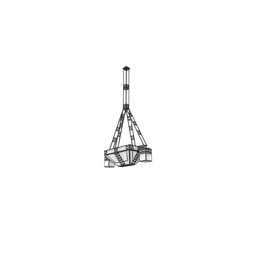 Long Monaca 10 Light 30" Wide Linear Chandelier