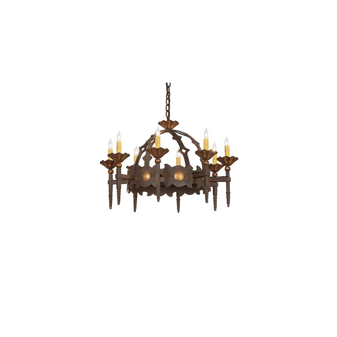 Antibes 8 Light 28" Wide Taper Candle Style Chandelier