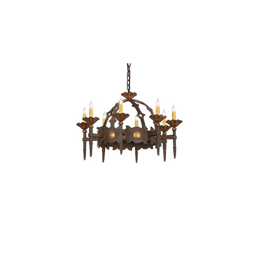 Antibes 8 Light 28" Wide Taper Candle Style Chandelier